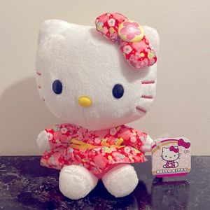 Hello Kitty Flower Kimono Style Dress Plush